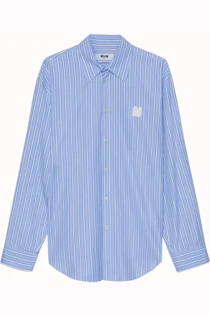 Msgm Hombre, Camisas, Azul, Talla: XL