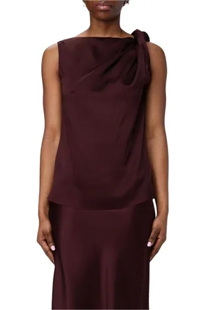 LIVIANA CONTI Mujer, Camisetas, Marrón, Talla: S