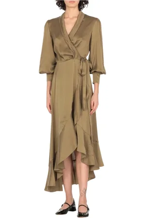 ZIMMERMANN Mujer, Vestidos, Verde, Talla: M