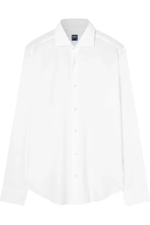 FEDELI Hombre, Camisas, Blanco, Talla: M