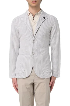 LARDINI Hombre, Chaquetas, Azul, Talla: S
