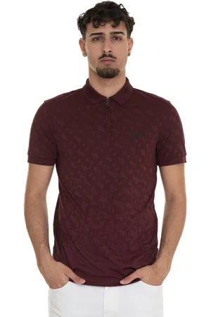 HUGO BOSS Hombre, Camisetas, Rojo, Talla: M