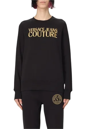 VERSACE Mujer, Sudaderas, Negro, Talla: S