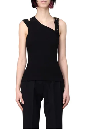VERSACE Mujer, Camisetas, Negro, Talla: XS
