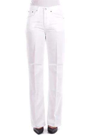 Dondup Mujer, Pantalones, Blanco, Talla: W26