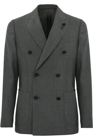 LARDINI Hombre, Chaquetas, Gris, Talla: XL