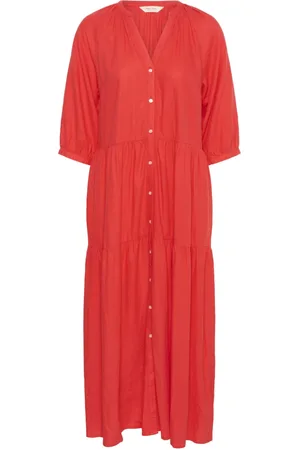 Part Two Mujer, Vestidos, Rojo, Talla: S