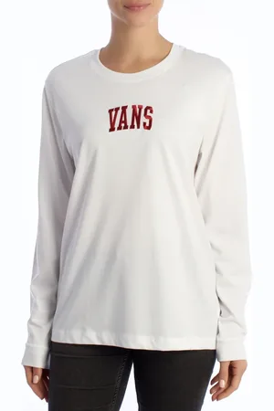 Vans Mujer, Camisetas, Blanco, Talla: L