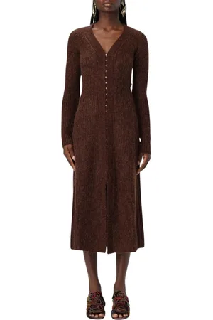 Cult Gaia Mujer, Vestidos, Marrón, Talla: L