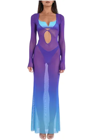 F**K Mujer, Vestidos, Púrpura, Talla: L