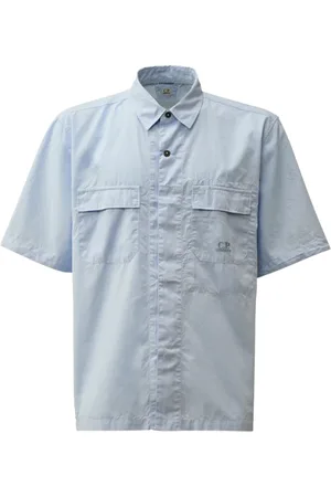 C.P. Company Hombre, Camisas, Azul, Talla: 2XL