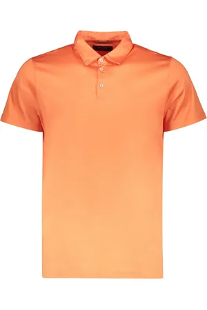 MOORER Hombre, Camisetas, Naranja, Talla: L