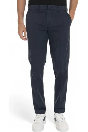 FAY Hombre, Pantalones, Azul, Talla: W40