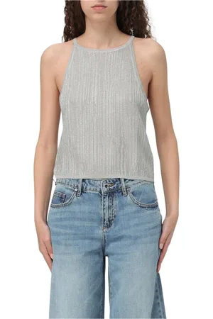 Armani Exchange Mujer, Camisetas, Gris, Talla: L