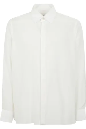 LANEUS Hombre, Camisas, Blanco, Talla: 2XL