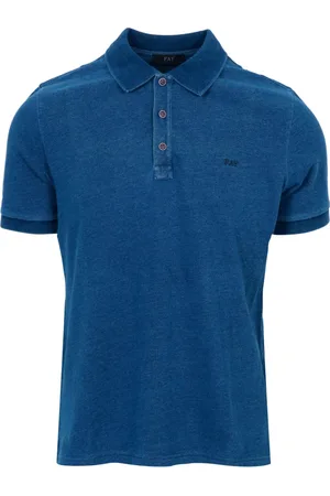 FAY Hombre, Camisetas, Azul, Talla: 2XL