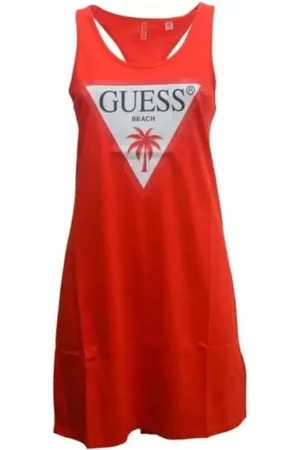 Guess Mujer, Vestidos, Rojo, Talla: XS