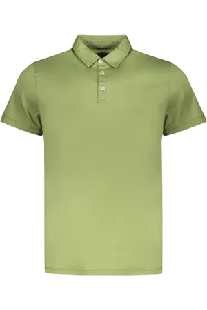 MOORER Hombre, Camisetas, Verde, Talla: M