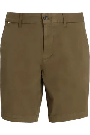 HUGO BOSS Hombre, Pantalones cortos, Verde, Talla: M