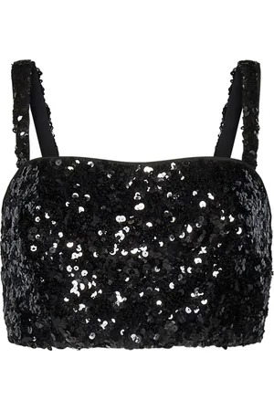 Dolce & Gabbana Mujer, Camisetas, Negro, Talla: S