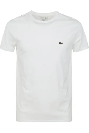 Lacoste Hombre, Camisetas, Blanco, Talla: L