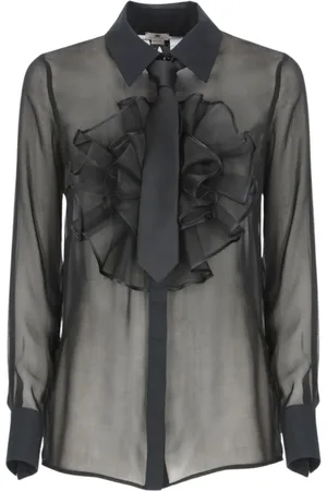 Elisabetta Franchi Mujer, Blusas y Camisas, Negro, Talla: L