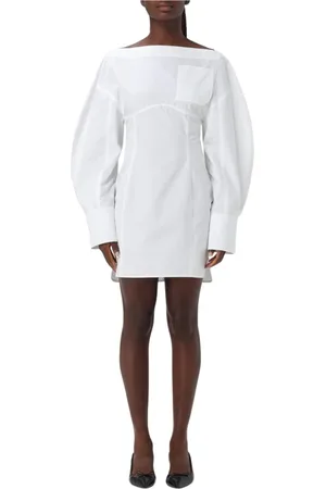 Jacquemus Mujer, Vestidos, Blanco, Talla: 2XS
