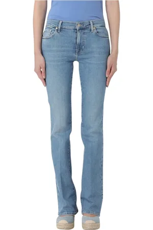 7 for all Mankind Mujer, Vaqueros, Azul, Talla: S