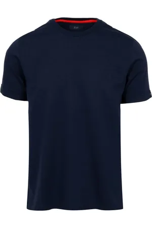 FAY Hombre, Camisetas, Azul, Talla: M