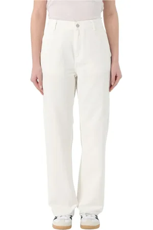Carhartt Mujer, Vaqueros, Blanco, Talla: W27