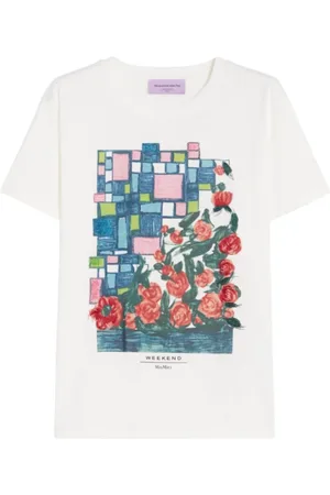 Max Mara Mujer, Camisetas, Blanco, Talla: S