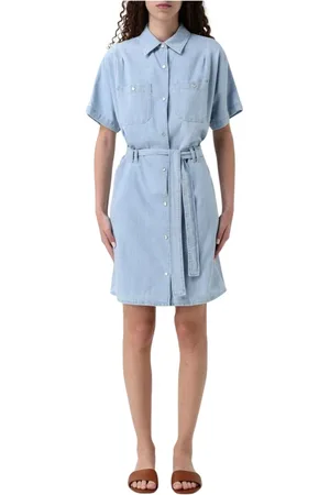 A.P.C. Mujer, Vestidos, Azul, Talla: L