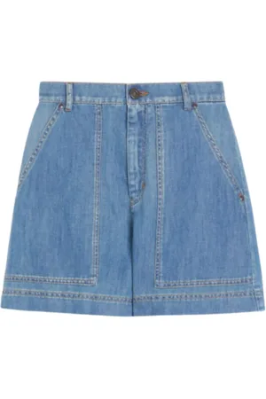 Max Mara Mujer, Pantalones cortos, Azul, Talla: S