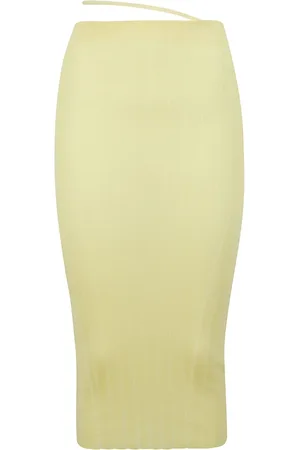 Jacquemus Mujer, Faldas, Amarillo, Talla: M
