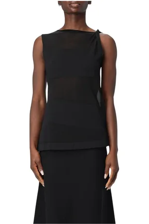 LIVIANA CONTI Mujer, Camisetas, Negro, Talla: L