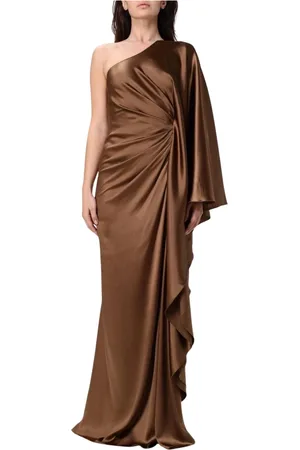 Monot Mujer, Vestidos, Marrón, Talla: S