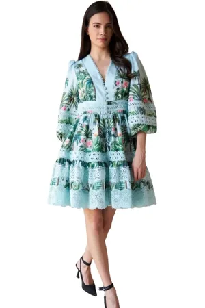 INOA Mujer, Vestidos, Azul, Talla: XS