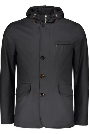 MOORER Hombre, Chaquetas, Gris, Talla: M