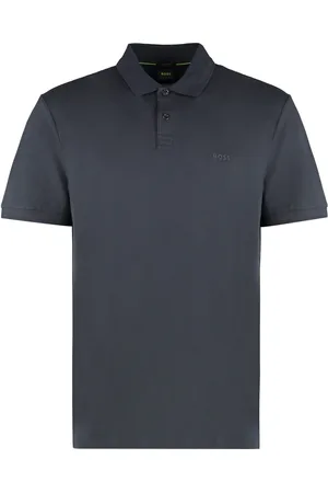 HUGO BOSS Hombre, Camisetas, Azul, Talla: L