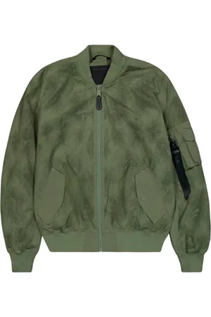Alpha Industries Hombre, Chaquetas, Verde, Talla: M