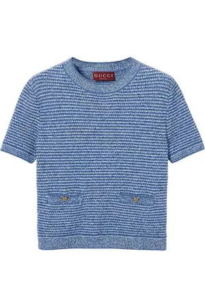 Gucci Mujer, Camisetas, Azul, Talla: S