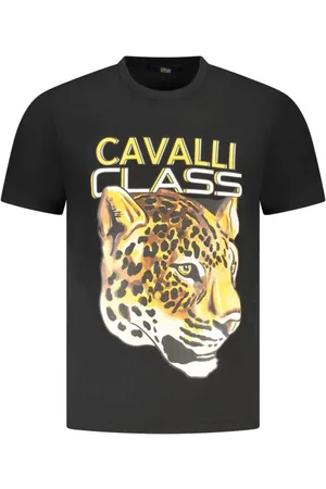 Roberto Cavalli Hombre, Camisetas, Negro, Talla: 2XL