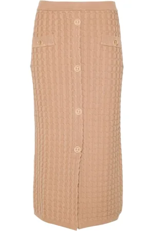 Twin-Set Mujer, Faldas, Marrón, Talla: L