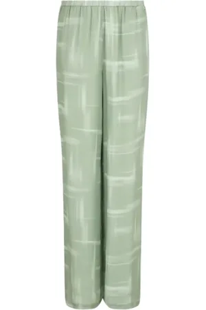 Emporio Armani Mujer, Pantalones, Verde, Talla: S