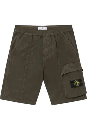Stone Island Hombre, Pantalones cortos, Verde, Talla: W31