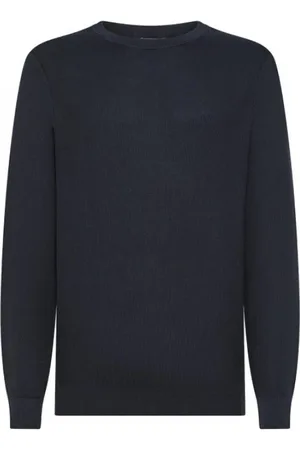 sun68 Hombre, Jerseys, Azul, Talla: L