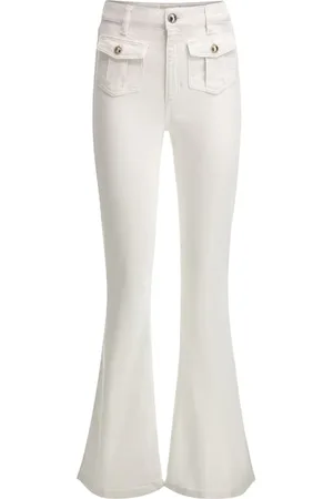 Guess Mujer, Pantalones, Blanco, Talla: W30