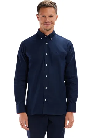 Eden Park Hombre, Camisas, Azul, Talla: XL