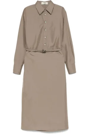 Fendi Mujer, Vestidos, Marrón, Talla: S