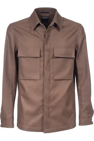 Ermenegildo Zegna Hombre, Chaquetas, Marrón, Talla: L